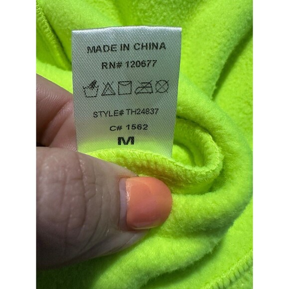 NWT SORELLA Women’s Medium Athletic‎ Fleece Full Zip Jacket Yellow/Black #K10-1 - Picture 6 of 11